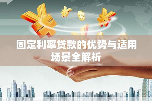 海端固定利率贷款的优势与适用场景全解析