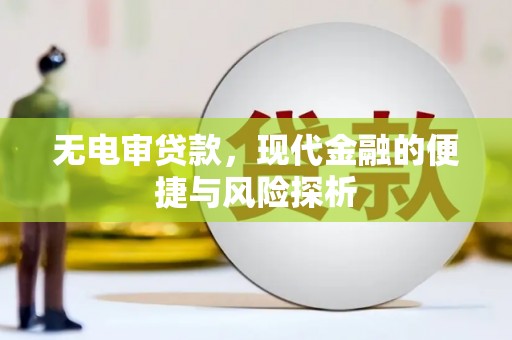 冕宁无电审贷款，现代金融的便捷与风险探析