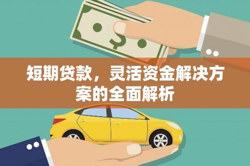 泗阳短期贷款，灵活资金解决方案的全面解析