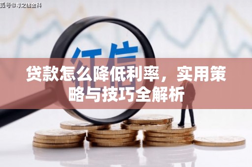 文安贷款怎么降低利率，实用策略与技巧全解析
