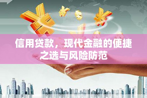 永登信用贷款，现代金融的便捷之选与风险防范