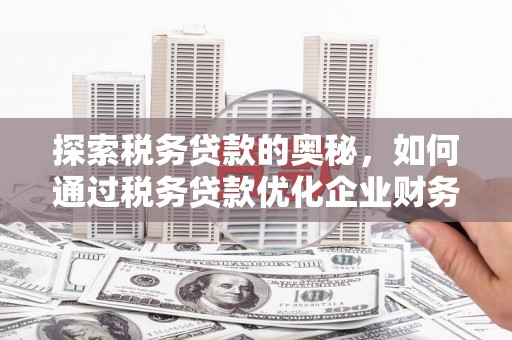 荔湾探索税务贷款的奥秘，如何通过税务贷款优化企业财务