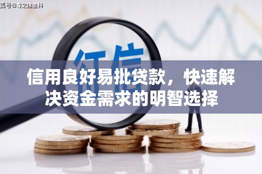 张掖信用良好易批贷款，快速解决资金需求的明智选择
