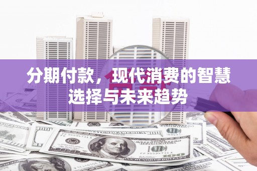 新兴分期付款，现代消费的智慧选择与未来趋势