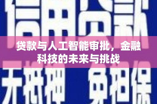 娄星贷款与人工智能审批，金融科技的未来与挑战